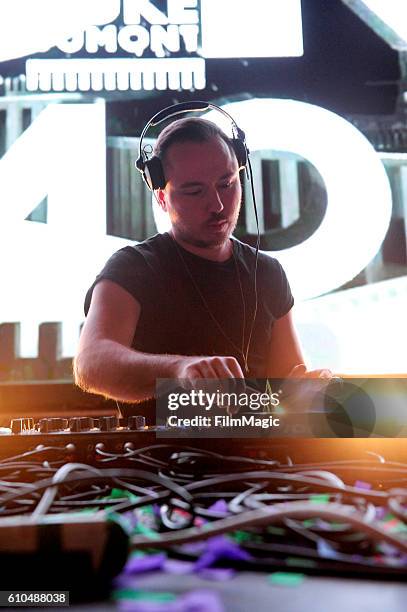 Recording artist Duke Dumont performs on Troubadour Stage during day 3 of the 2016 Life Is Beautiful festival on September 25, 2016 in Las Vegas,...