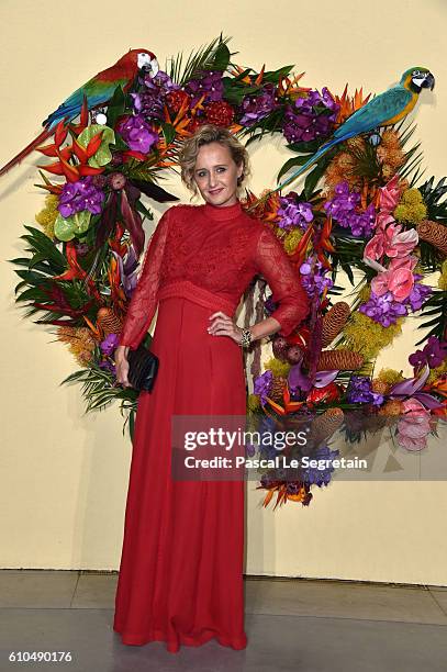 Caroline Roux attends the Opening Season Gala at Opera Garnier on September 24, 2016 in Paris, France.