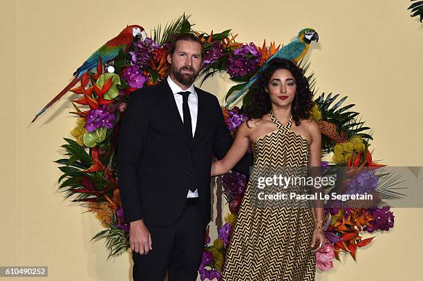 Christos Dorje Walker and Golshifteh Farahani attends the Opening Season Gala at Opera Garnier on September 24, 2016 in Paris, France.