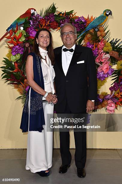 Professor David Khayat and his wife Jocelyne attend the Opening Season Gala at Opera Garnier on September 24, 2016 in Paris, France.