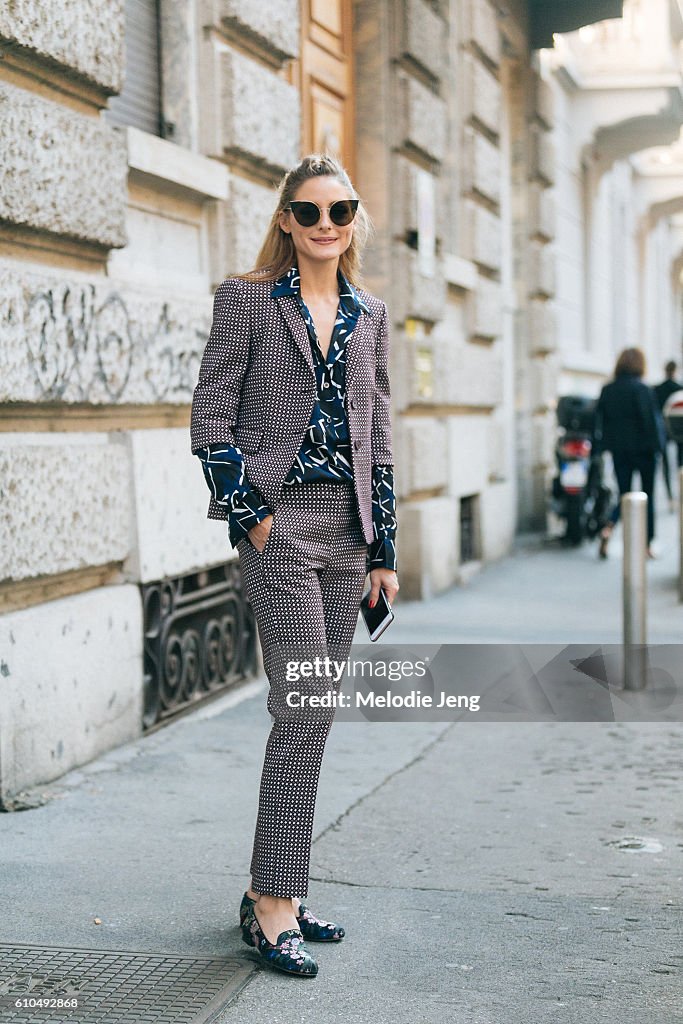 Street Style: September 25 - Milan Fashion Week Spring/Summer 2017