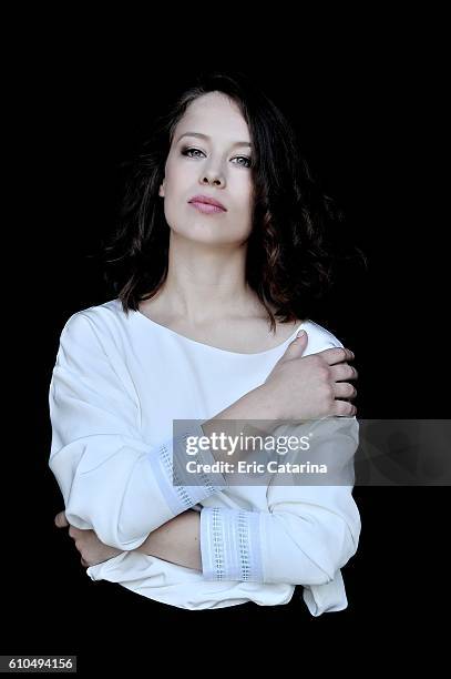 Actress Paula Beer is photographed for Self Assignment on September 21 2016 in San Sebastian, Spain.