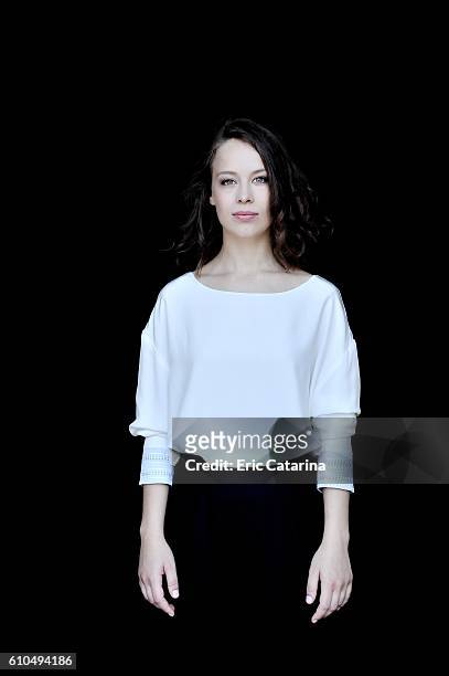 Actress Paula Beer is photographed for Self Assignment on September 21 2016 in San Sebastian, Spain.