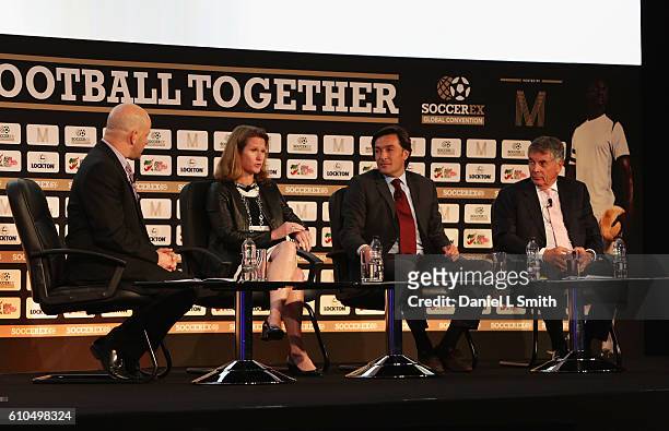 Ben Grossman, Selhurst Media Ventures Principal, Kathy Carter, Soccer United Marketing President, Adolfo Bara, La Liga Managing Director, Sales &...