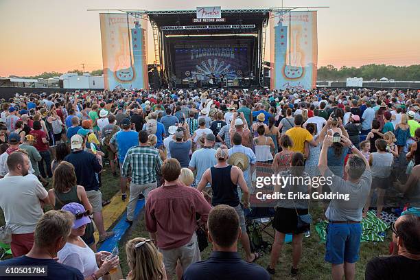 General view of the crowd during Jason Isbell's performance on September 25, 2016 in Franklin, Tennessee.