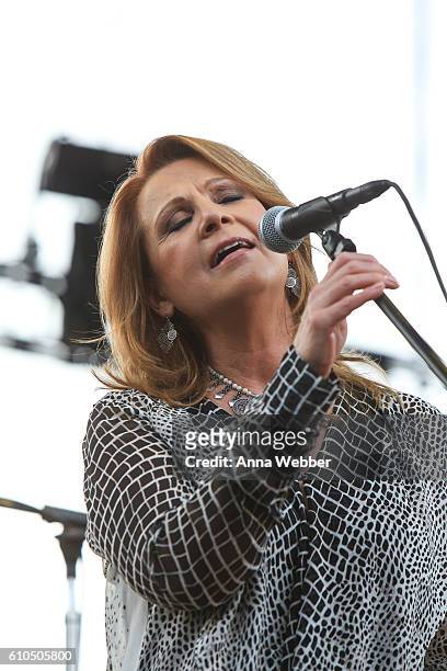 Patty Loveless performs during The Country Music Hall of Fame and Museum and the Country Music Association Celebrate Forever Country LIVE, presented...