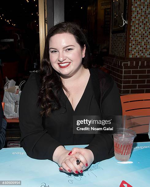 Maddie Baillio attends the 30th annual Broadway flea market and grand auction at Music Box Theatre on September 25, 2016 in New York City.