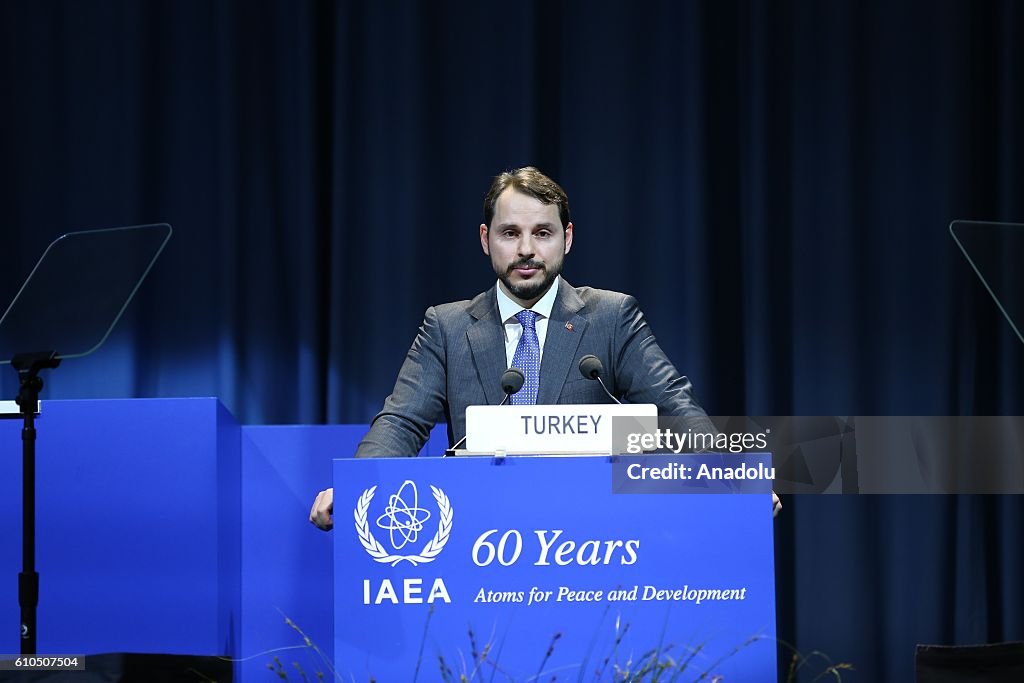 Turkish Energy Minister Berat Albayrak in Vienna