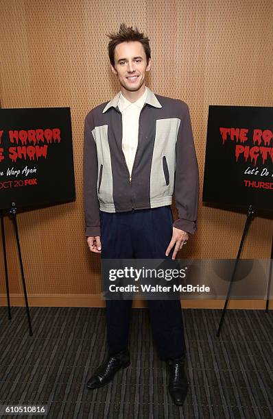 Reeve Carney attends the The Rocky Horror Picture Show: Let's do the Time Warp Again - Press Junket at Fox on September 26, 2016 in New York City.