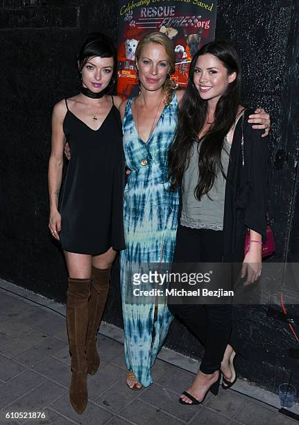 Francesca Eastwood, Alison Eastwood, and Morgan Eastwood at Alison Eastwood And Linda Carel Host Private Reception For Rescue Express at Velvet...