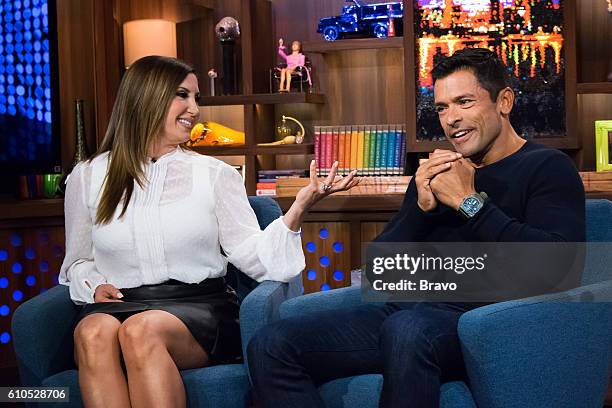 Pictured : Jacqueline Laurita and Mark Consuelos --