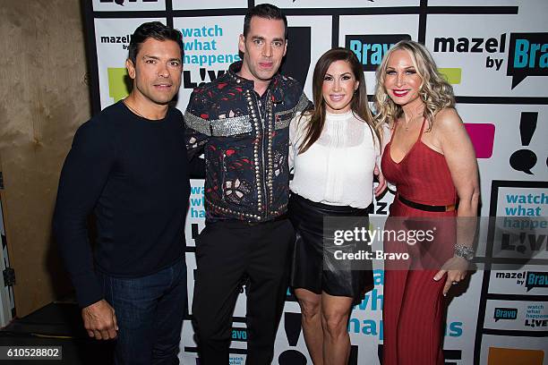 Pictured : Mark Consuelos, John Roberts, Jacqueline Laurita and Kim DePaola --