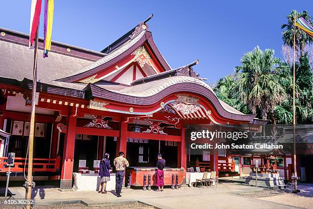 aoshima shrine - miyazaki prefecture stock pictures, royalty-free photos & images