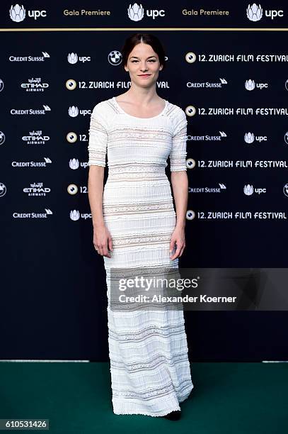 Valerie Pachner attends the 'Egon Schiele - Tod Und Maedchen' Photocall during the 12th Zurich Film Festival on September 26, 2016 in Zurich,...