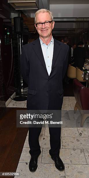 Harry Enfield attends the FilmAid Quiz Gala Night hosted by Harry Enfield and Jason Isaacs at Locanda Locatelli on September 26, 2016 in London,...