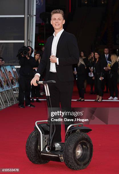 Casper Lee attends the "Laid In America" World Premiere at Cineworld 02 Arena on September 26, 2016 in London, England.