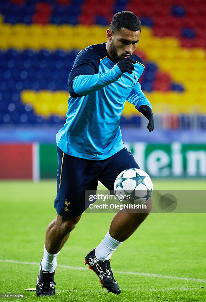 Tottenham Hotspur Training and Press Confernece - UEFA Champions League