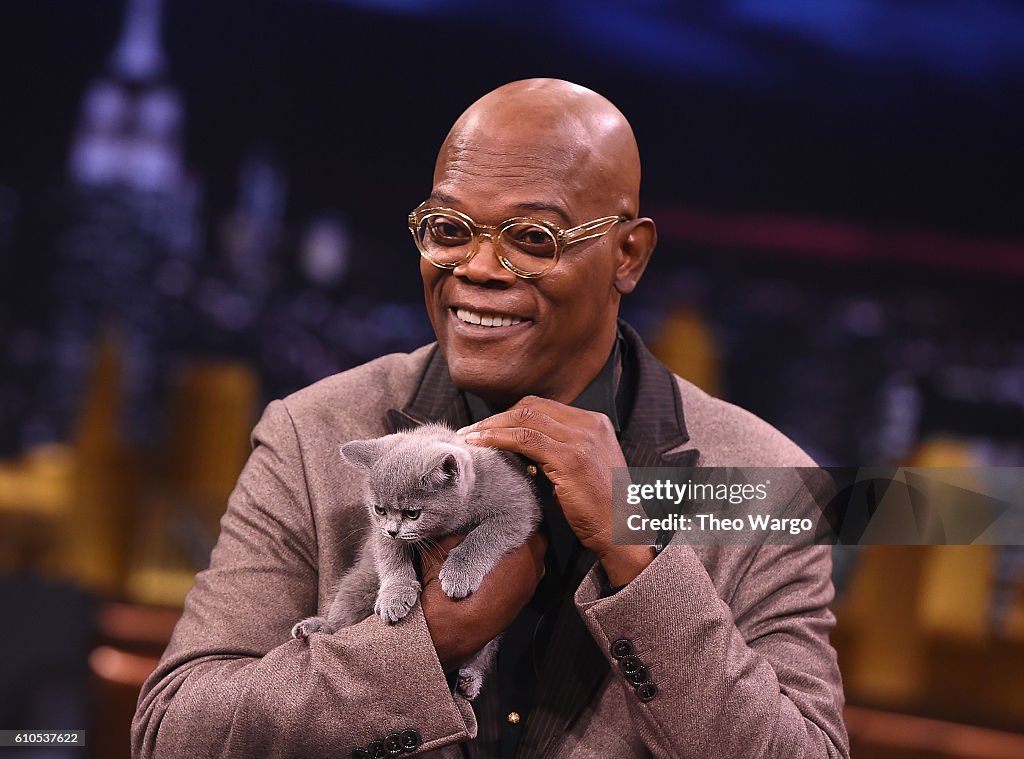 Samuel L. Jackson Visits "The Tonight Show Starring Jimmy Fallon"