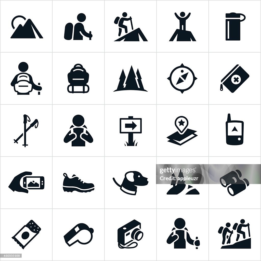 Hiking Icons