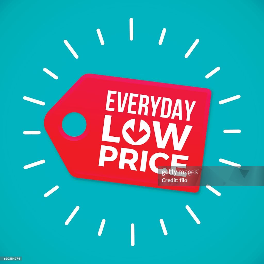 Everyday Low Price Sale Tag