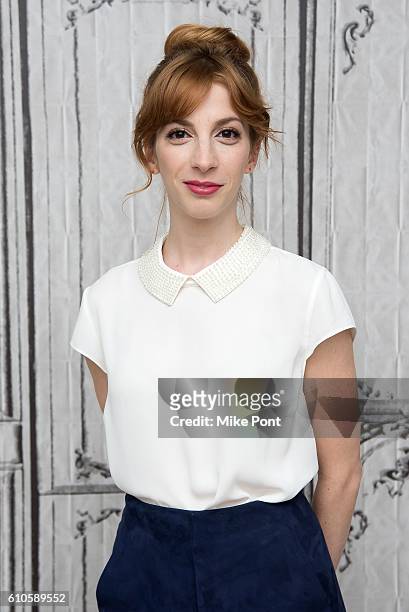 Molly Bernard attends the Build Series to discuss "Younger" at AOL HQ on September 26, 2016 in New York City.