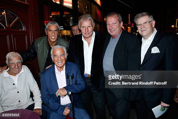 Actors Charles Gerard, Samy Naceri, Jean-Paul Belmondo, journalist Patrick Poivre d'Arvor, Football coach Rolland Courbis and CEO of Beautysane...