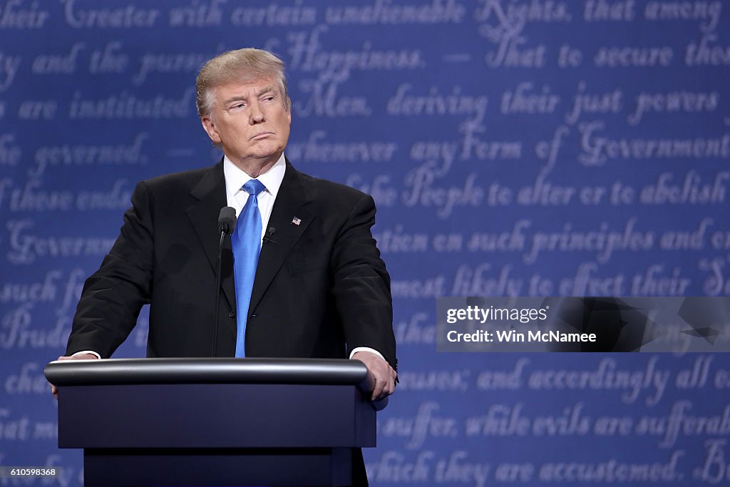 Hillary Clinton And Donald Trump Face Off In First Presidential Debate At Hofstra University