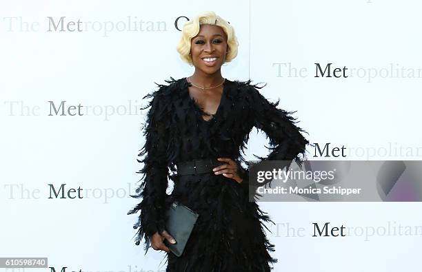 Actress Cynthia Erivo attends the Met Opera 2016-2017 Season Opening Performance Of "Tristan Und Isolde" at The Metropolitan Opera House on September...