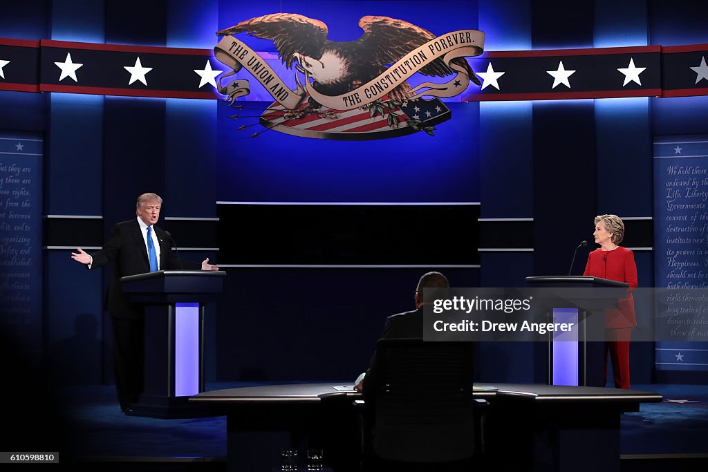 Hillary Clinton And Donald Trump Face Off In First Presidential Debate At Hofstra University