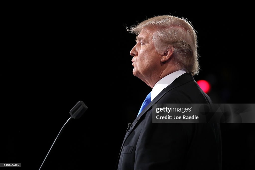 Hillary Clinton And Donald Trump Face Off In First Presidential Debate At Hofstra University