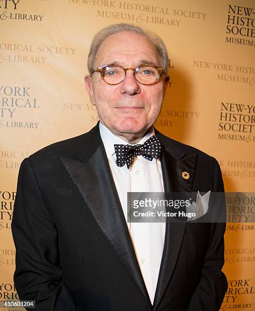 Roger Hertog at the New-York Historical Society's History Makers Gala 2016 at Cipriani 42nd Street on September 26, 2016 in New York City.