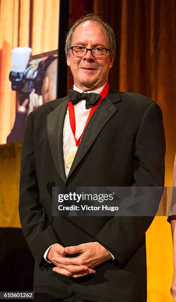 Ric Burns awarded at New-York Historical Society's History Makers Gala 2016 at Cipriani 42nd Street on September 26, 2016 in New York City.