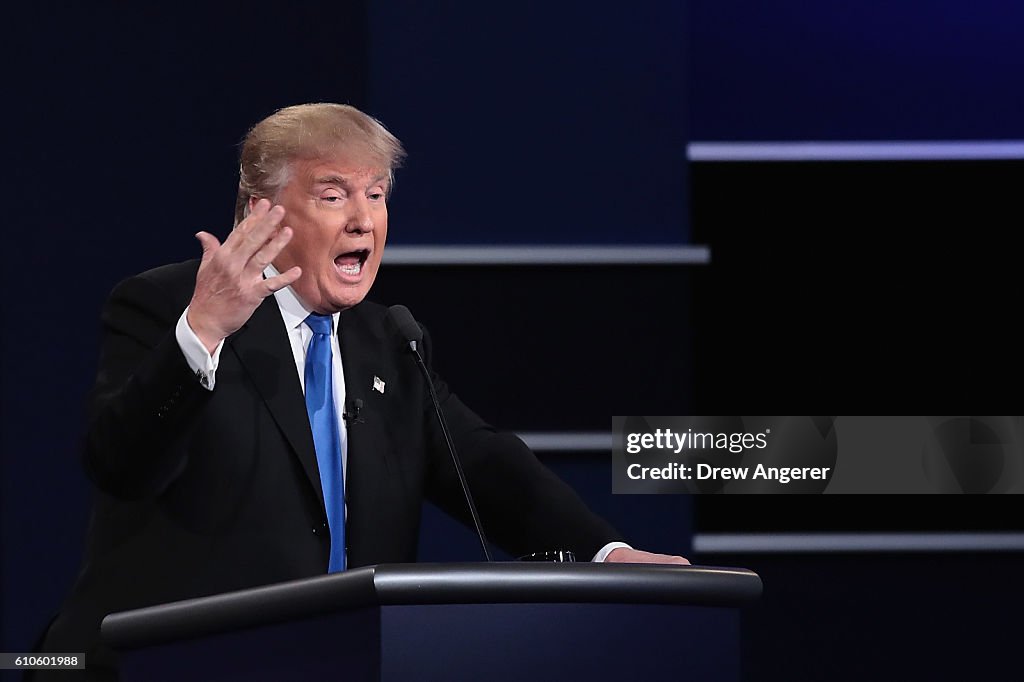 Hillary Clinton And Donald Trump Face Off In First Presidential Debate At Hofstra University