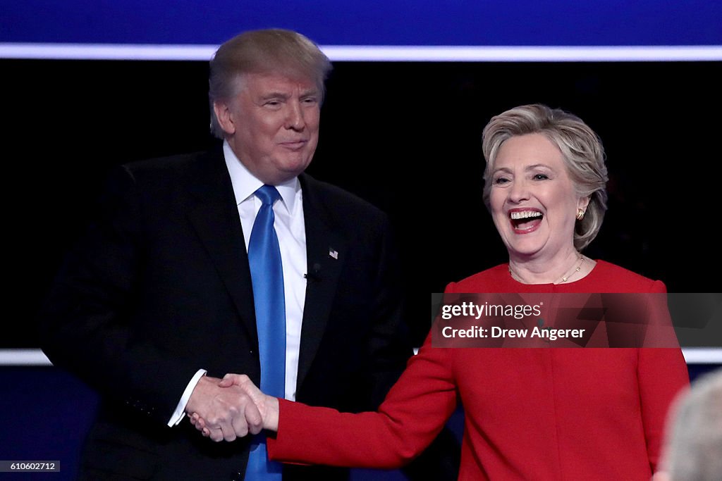 Hillary Clinton And Donald Trump Face Off In First Presidential Debate At Hofstra University