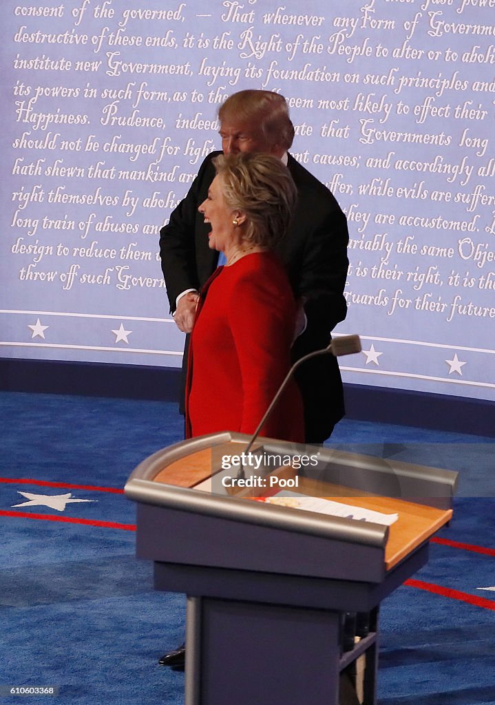 Hillary Clinton And Donald Trump Face Off In First Presidential Debate At Hofstra University