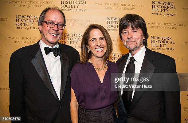 Ric Burns, guest, Ken Burns at New-York Historical Society's History Makers Gala 2016 at Cipriani 42nd Street on September 26, 2016 in New York City.