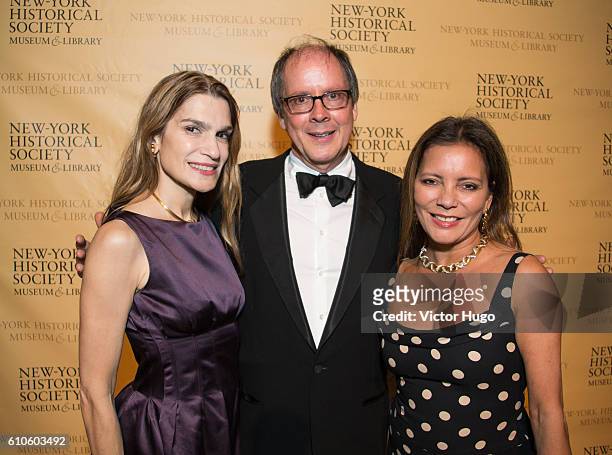 Dr. Macrene Alexiades, Ric Burns, Valerie Paley at the New-York Historical Society's History Makers Gala 2016 at Cipriani 42nd Street on September...