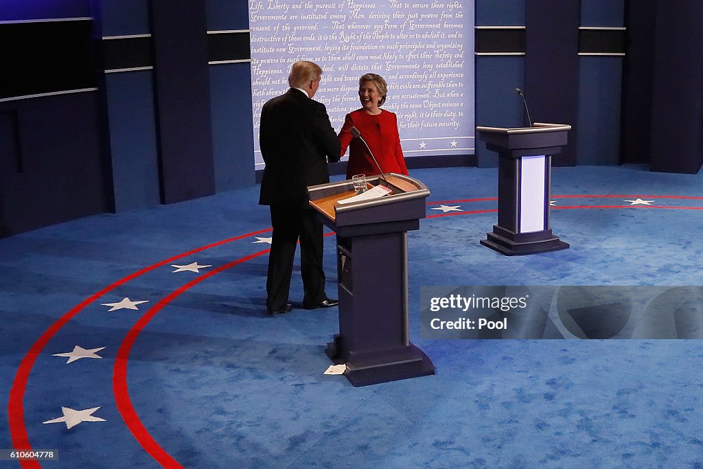 Hillary Clinton And Donald Trump Face Off In First Presidential Debate At Hofstra University