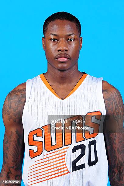 Archie Goodwin of the Phoenix Suns poses for a headshot during the 2016-2017 Phoenix Suns Media Day on September 26 at Talking Stick Resort Arena in...