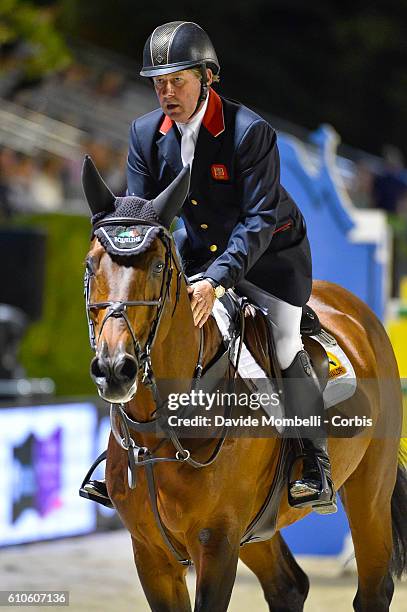 Nick of England, rider Big Star, Olympic champions Rio de Janeiro in 2016, during the CSIO Barcelona Furusiyya FEI Nations Cup Jumping Final First...