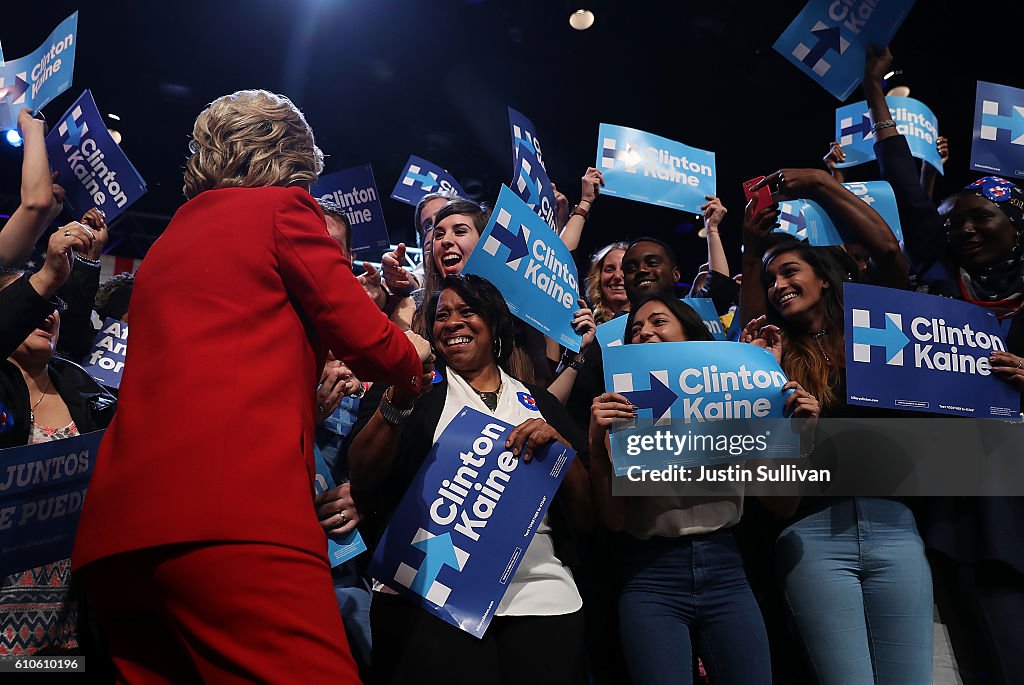 Hillary Clinton And Donald Trump Face Off In First Presidential Debate At Hofstra University