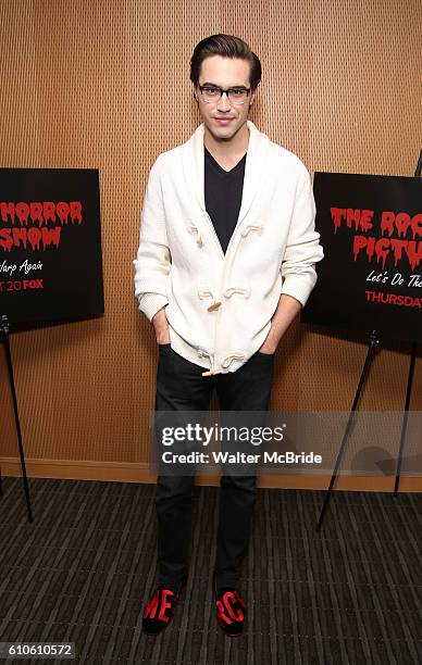 Ryan McCartan attend the The Rocky Horror Picture Show: Let's do the Time Warp Again - Press Junket at Fox on September 26, 2016 in New York City.