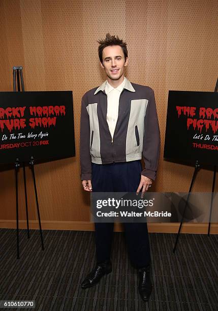 Reeve Carney attends the The Rocky Horror Picture Show: Let's do the Time Warp Again - Press Junket at Fox on September 26, 2016 in New York City.