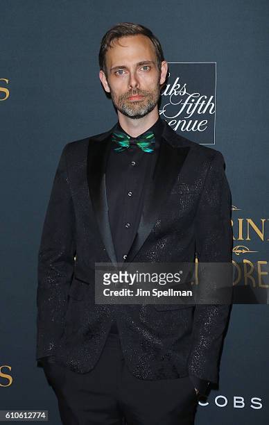 Author Ransom Riggs attends the "Miss Peregrine's Home For Peculiar Children" New York premiere at Saks Fifth Avenue on September 26, 2016 in New...