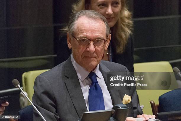 Deputy Secretary-General Jan Eliasson attends the plenary session. On the final day of the 71st United Nations General Assembly's annual General...