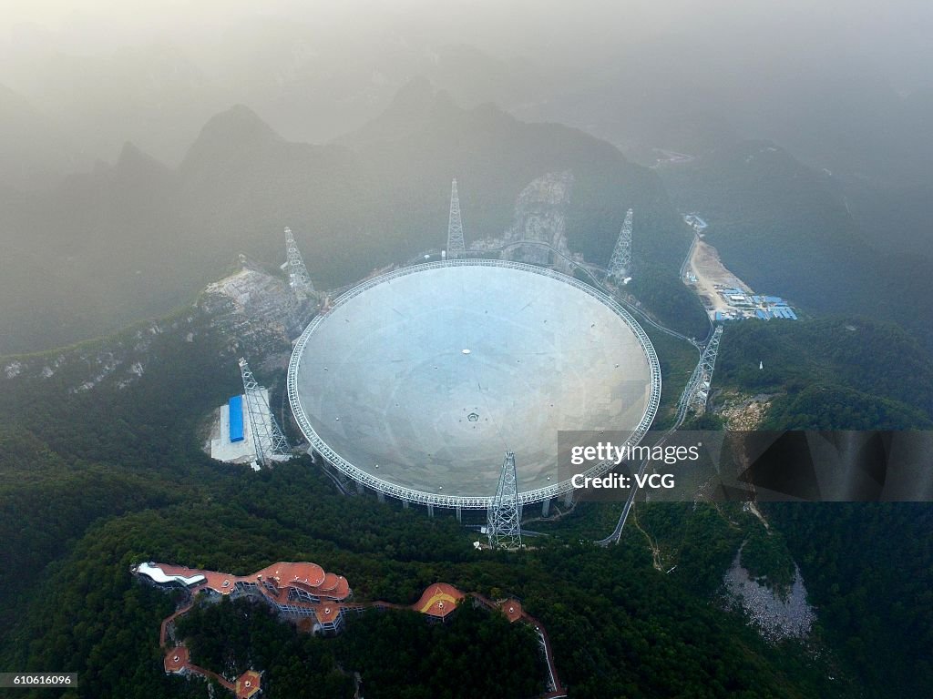 Aerial view of the Five-hundred-meter Aperture Spherical radio