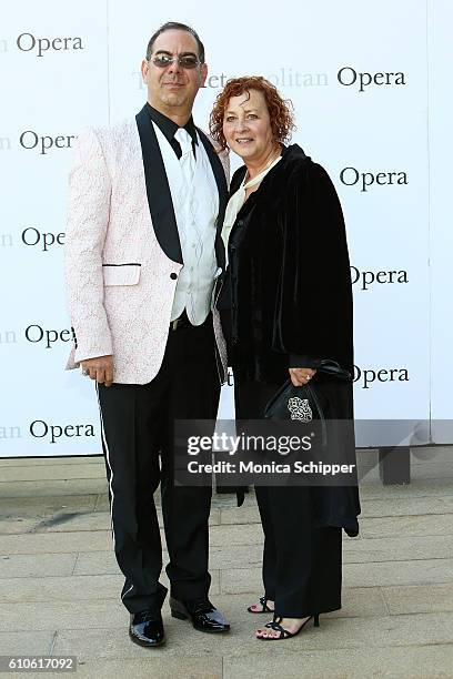 Don Tarkovski and Regina Tapoohi attend the Met Opera 2016-2017 Season Opening Performance Of "Tristan Und Isolde" at The Metropolitan Opera House on...