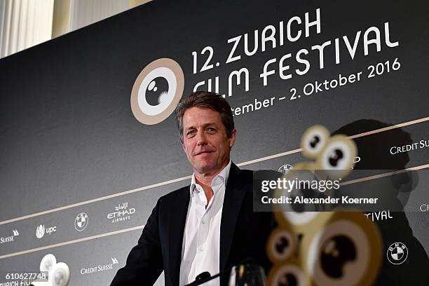 Hugh Grant attends the 'Florence Foster Jenkins' press conference during the 12th Zurich Film Festival on September 27, 2016 in Zurich, Switzerland....