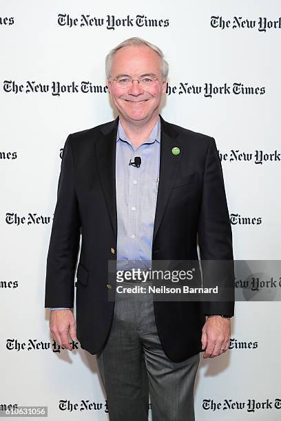 The Kroger co. William Rodney McMullen attends the New York Times Food For Tomorrow Conference 2016 on September 27, 2016 in Pocantico, New York.