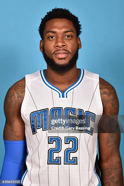 Branden Dawson of the Orlando Magic poses for a head shot during NBA Media Day on September 26, 2016 at Amway Center in Orlando, Florida. NOTE TO...